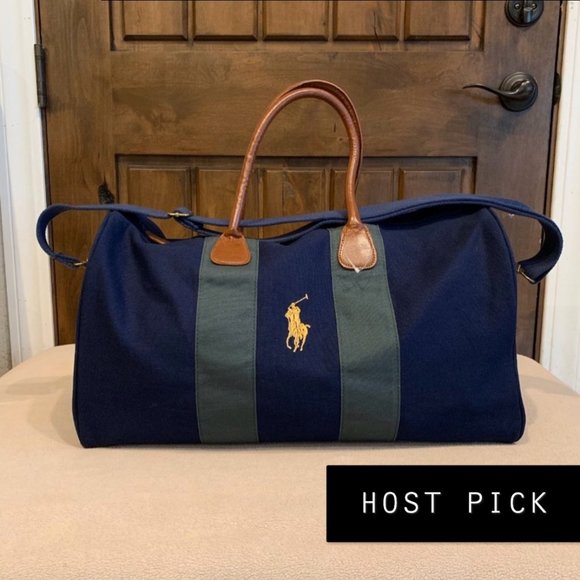 Polo Ralph Lauren Other - Polo by Ralph Lauren Duffel Bag, Blue/Green, NWOT